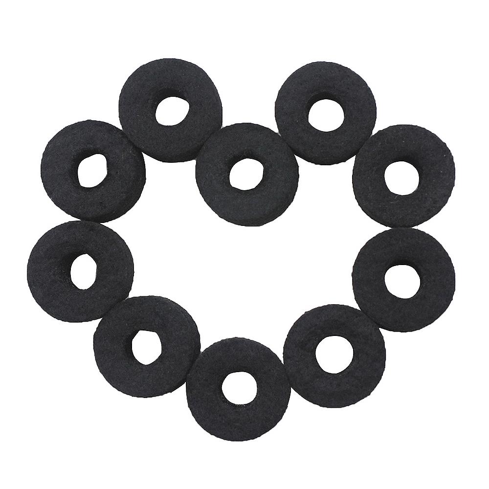 10pcs/lot Cotton Black Cymbal Felt Pads Thickened Protection Pad Percussion Accessories Kit
