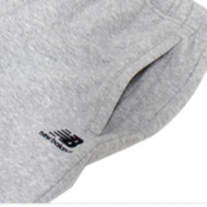 New Balance Essentials Small Logo Basic Fleece Brushed Open Ham Pants Training Pants Gray Nbmldb1063 15