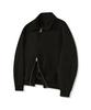 Vivabrown 85-Viva015 [Neutral] Collared Blouson Minimal Jacket Black