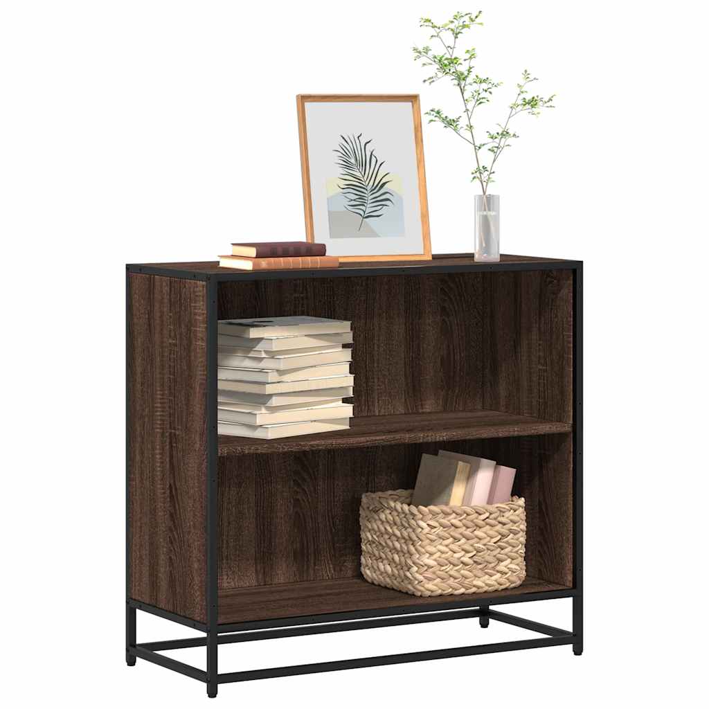 Bookshelf Brown Oak Effect 80.5 x 35 x 76 cm Particleboard