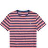 Polo Ralph Lauren Ss22 Striped Crew Neck Short Sleeve T-Shirt Men Tops Red MNPOTSH1N821153-600