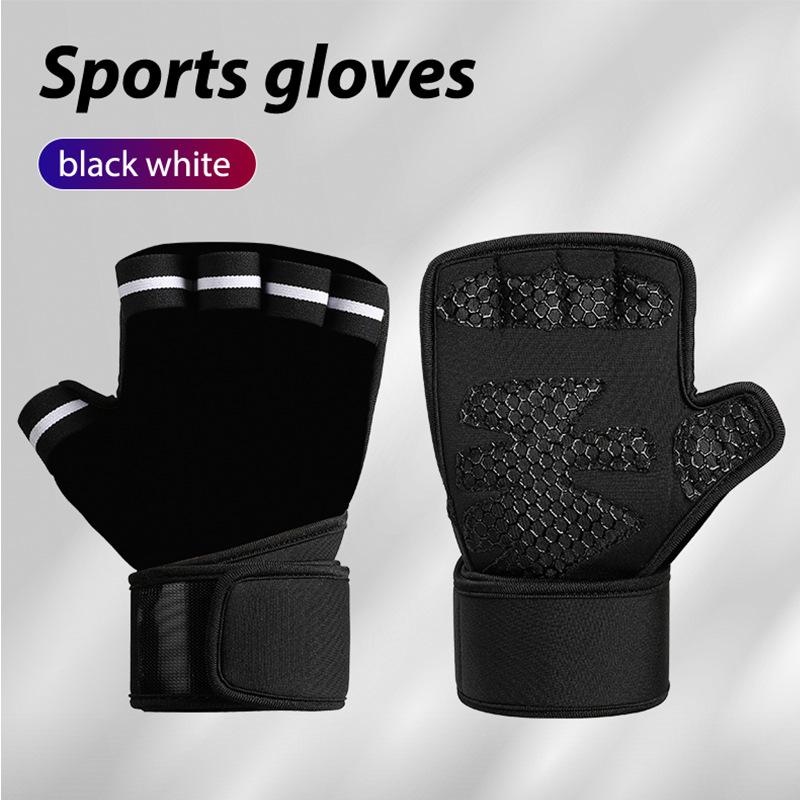 Fitness Gloves Weightlifting Dumbbell Pull Up Full Palm Protection Anti Slip Wear Resistant Universal Sports Gloves for Men and Women