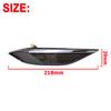 For Porsche Cayenne 958 92A 2010-2014 Clear & Smoked Lens LED Side Marker Lamp Dynamic Amber Turn Signal Blinker Indicator Light