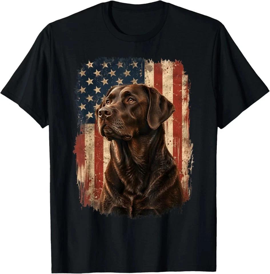4th Of July US Flag Bichon Frise Dog TShirt S