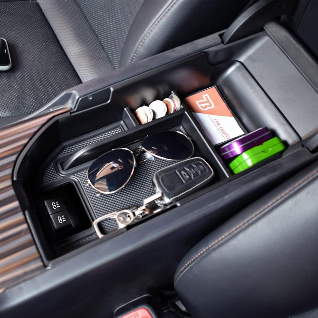TACORBO Center Console Organizer Compatible with Camry XLE XSE 2018- 2024 and Camry LE SE 2024 Ert Tray Accessories, Armrest Secondary Storage