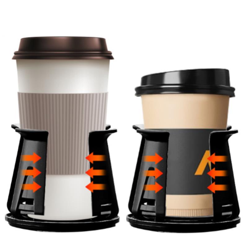 Multifunction Car Beverage Cup Bottle Holder Adhesive Cup Storage Rack Holder Car Drink Rack Auto Interior Accessories Black