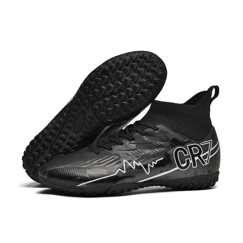 

Soccer Shoes For Men Professional Fast Football Shoes Indoor Non-Slip Football Shoes Outdoor Sneaker Comfortable 45 чорний