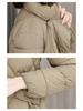 Mom's Winter Cotton Coat: Mid-Length Warm Jacket for Women, Middle-Aged & Elderly