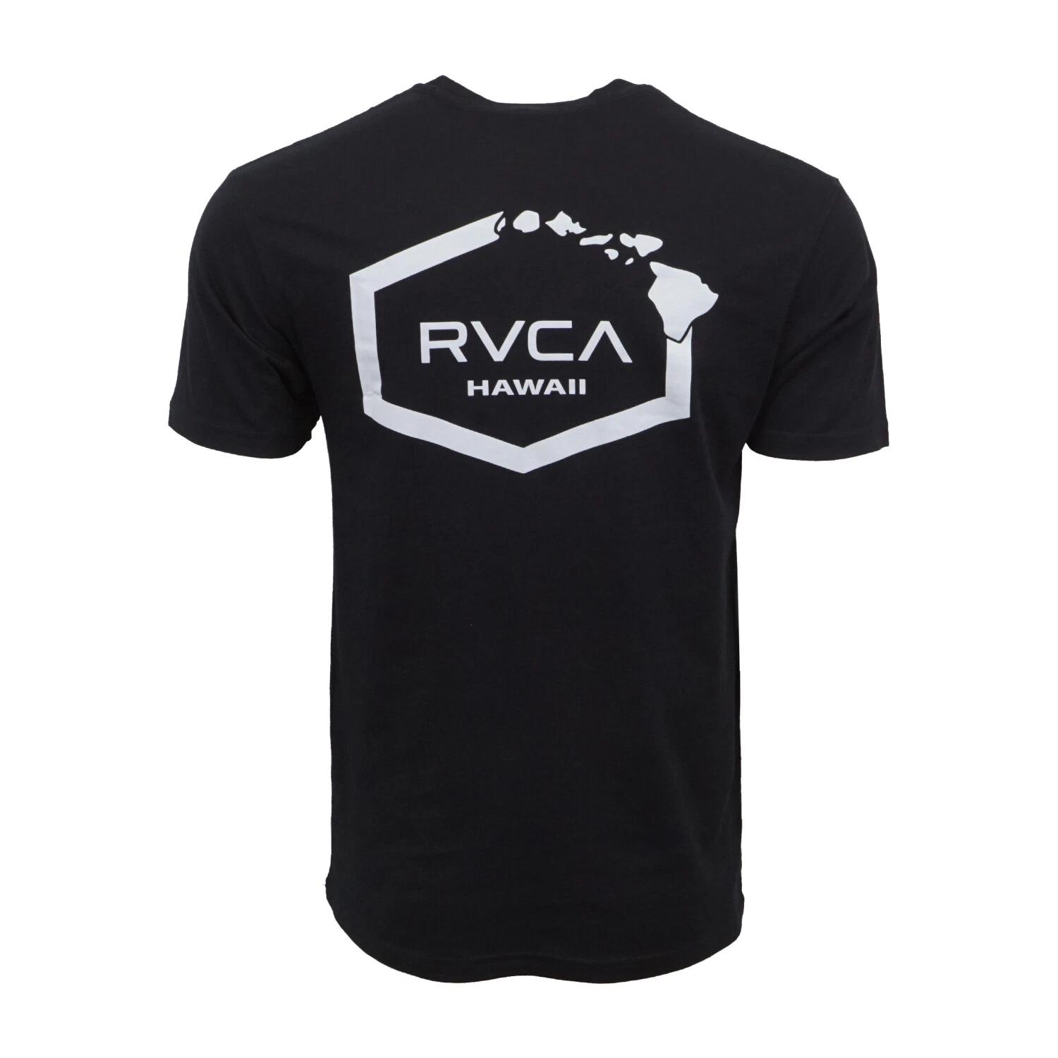 

Men s Casual Graphic RVCA HAWAII ISLAND MENS T SHIRT T-Shirt XXL