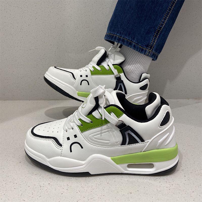 Fashion Thick Soled Board Shoes for Female Niche 2025 New Couple Versatile Hong Kong Style Fashion Trend Casual Sports Skateboard Shoes