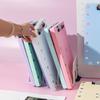A4 File Folder Organizer Box - Durable PP Material, Large Capacity for Student Exams, Writing Pads, Test Papers,stickers