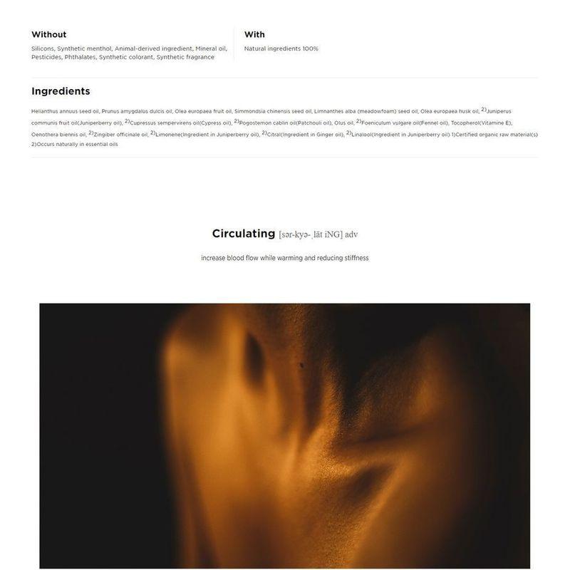 AROMATICA - Circulating Body Oil Juniper Berry & Ginger