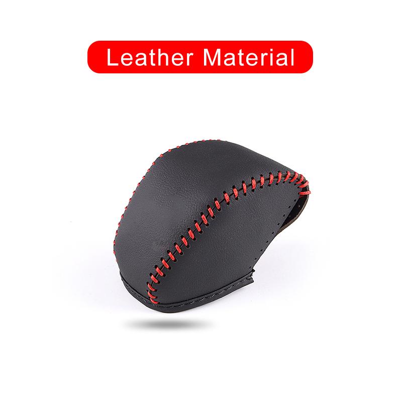 For Toyota RAV4 XA50 2019 2020 2021 2022 2023 2024 2025 Genuine Leather Hand Sewing Gear AT Car Shift Lever Knob Handle Cover
