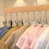 Schrank Hosenbügel mit 12 Klemmen Platzsparend Schrank Organizer Spurloser Metall-Klipsbügel für Yogahosen Leggings Jeans Röcke