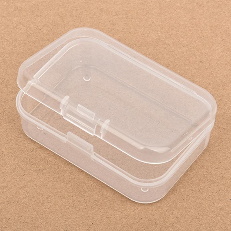 Plastic Box Transparent Jewelry Organizer Sample Box Small Tool Storage Box Nail Enhancement Tool Box Mobile Phone Repair Case