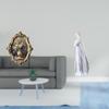 Vintage Resin Photo Frame and Porcelain Lady Figurine Art Craft Collection for Office Bedroom