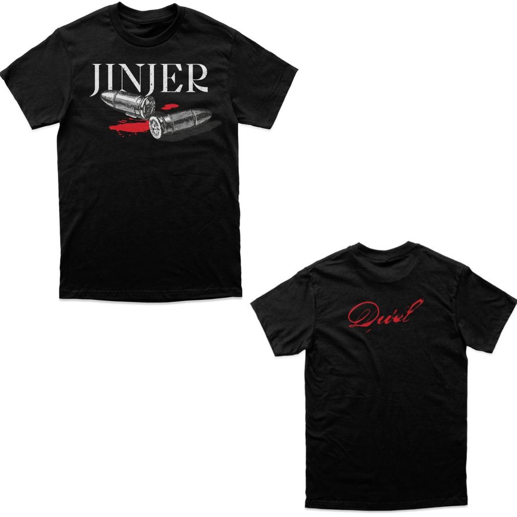 Nueva Camiseta de Algodón con Gráfico de la Banda JINJER Unisex Verano Manga Corta Marca de Moda Camiseta Lujo Casual Vintage Retro Top