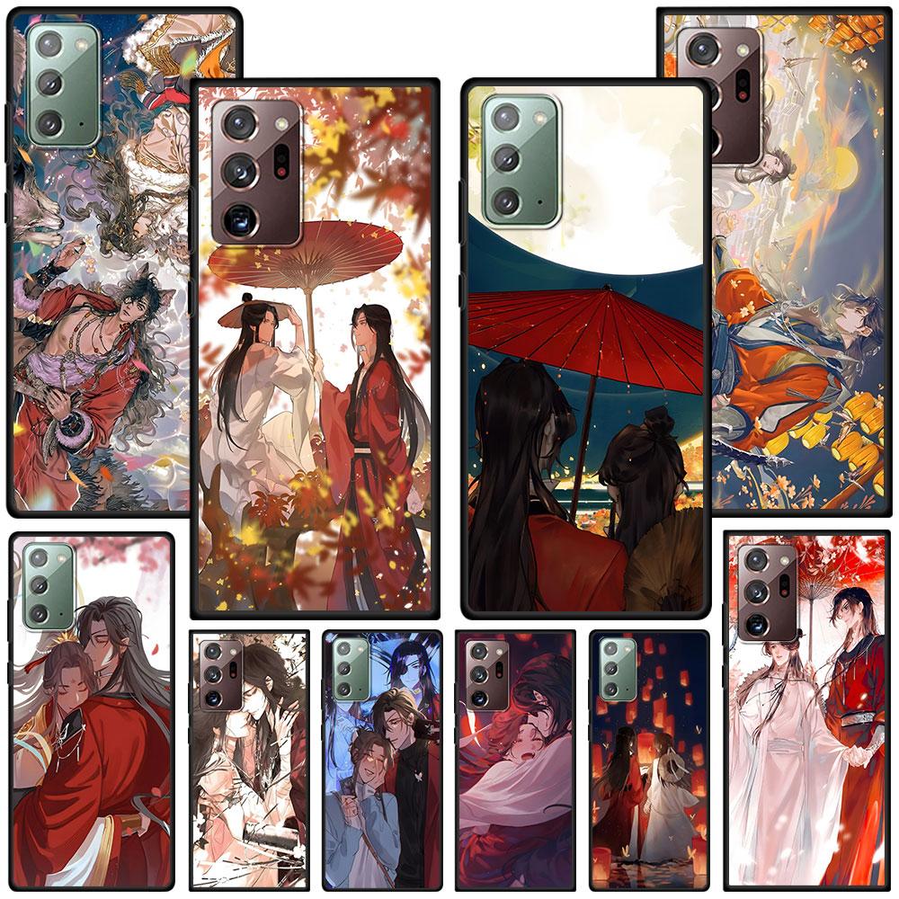 

Heaven Official s Blessing Case for Samsung Galaxy Note 10 Plus 20 Ultra 9 8 TPU Phone Cover Black Soft Shell Funda Capa