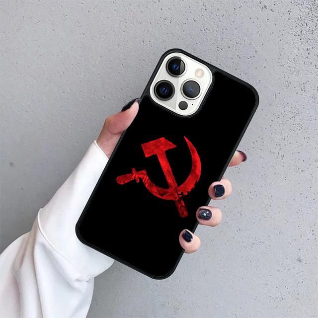 New Style Russia Soviet Flag Phone Case Cover For iPhone 17 Air 15 16e 14 13 12 Pro Max 11 Pro Max Plus Coque Shell