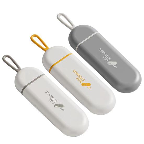 Přenosný úložný box na pilulky 3 mřížky Design Vodotěsný Kompaktní velikost Venkovní cestování Volně kombinovaná tableta s organizérem tablet