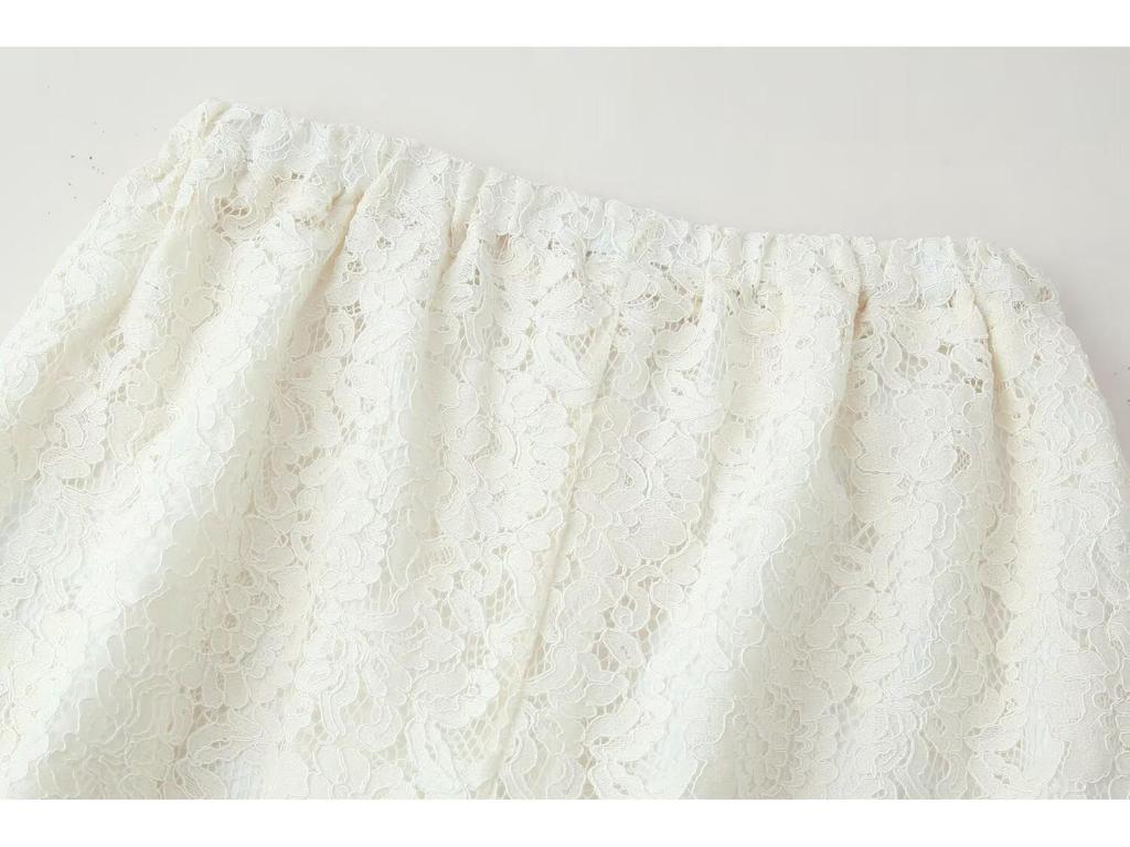Women's Lace Elastic Waist Loose Long Pants - INS Hot Style 2026 Fashion