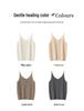 Women's 100% Pure Cashmere Thin Strap Camisole - Versatile Autumn/Winter Knit Pullover