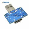 USB Converter Standard USB Male To Female To Micro USB To Type-C 4P 4Pins Terminal Adapter Board PCB 2.54mm 2.54 Mm