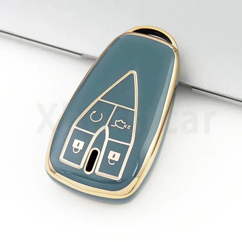 3/4/5 Knoppen TPU Auto Sleutelhanger Hoes Automative Behuizing Afstandsbediening Houder Geschikt Voor Changan Cs55 Plus Cs75 Plus Unit Unik Cs35Plus Oshan X7 X5 Auto