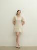 Non Search Frill Mini Dress/Cream