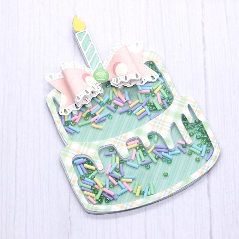 Carbon Steel DIY Double Layers CAKE Metal Cutting Dies Embossing Stencils Template for Decorative Paper Card Photo Album