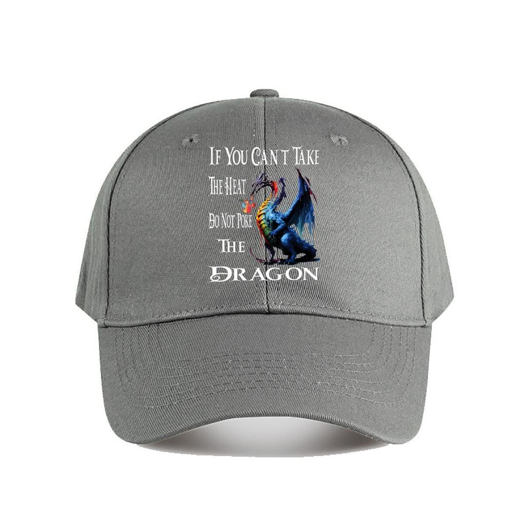 If You Cant Take The Heat Do Not Poke The Dragon Baseball Cap Fashion Unisex Sunhat Womens Outdoor Sports