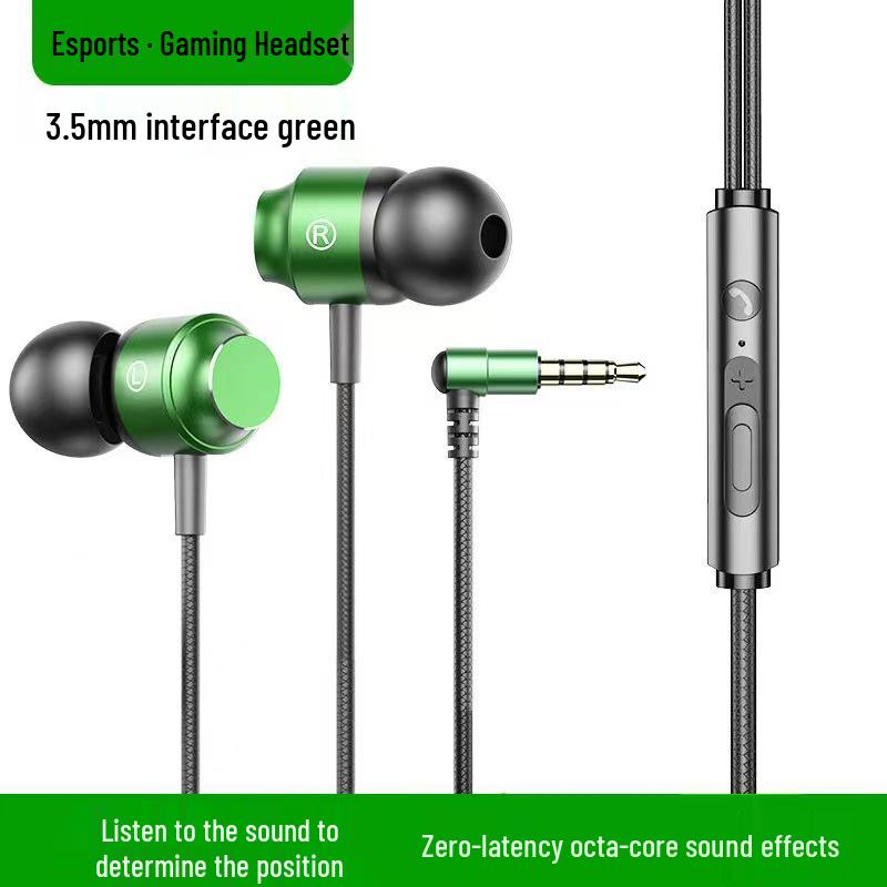 Metal Magnetic Type-C In-Ear Earphones with Heavy Bass and Wired Control – Ideal for E-sports and Gaming