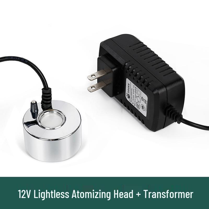 12V Solar-Powered Ultrasonic Single-Head Fog Maker Humidifier