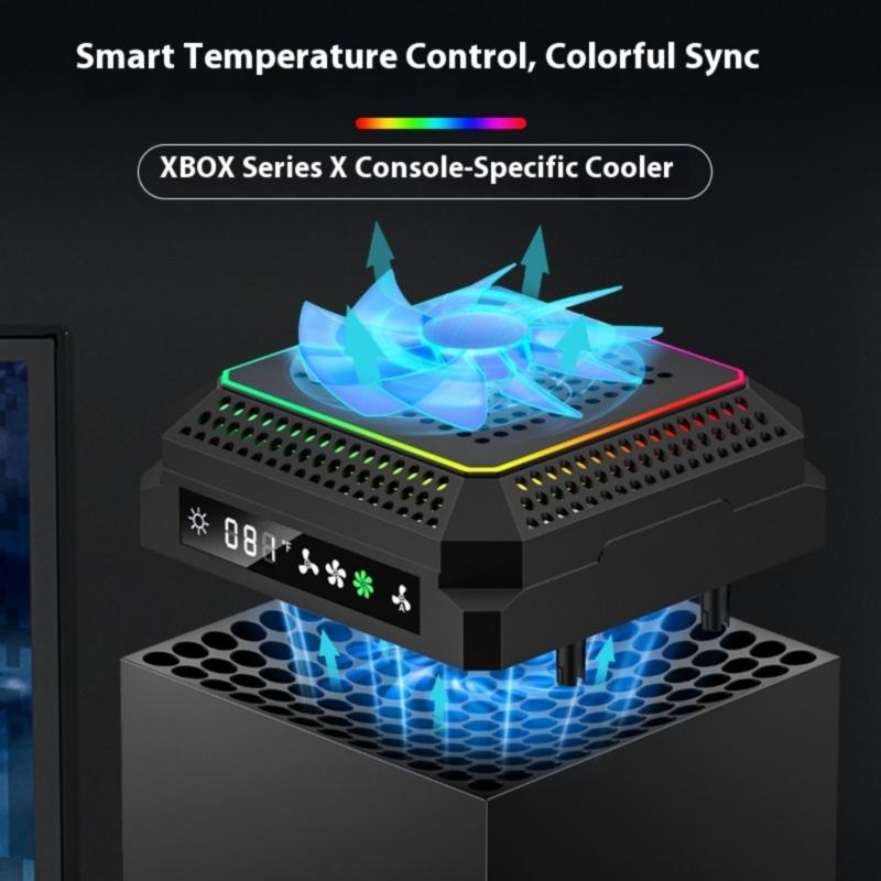 Small Temperature Control Cooling Systems Enhanced Heat Dissipation & Auto Speed Adjustment Suitable for Game Consoles