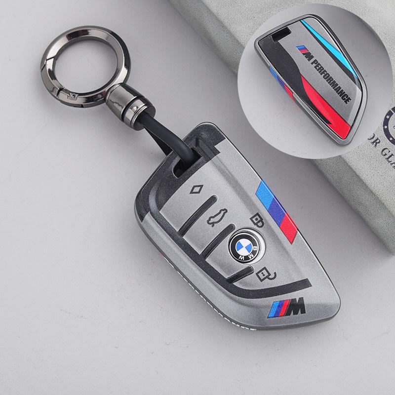 Autoschlüsseletui Abdeckung Tasche für BMW F20 G20 G30 X1 X3 X4 X5 G05 X6 X7 G11 F15 F16 G01 G02 F48 Zubehör Halter Shell Schlüsselanhänger