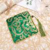 Buddhist Zipper Packaging Quartet Zipper Tassel Brocade Beads Handbags Tips Bag Jewelery Bag Wallet