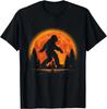Bigfoot In Forest Sunset Graphic Sasquatch For Men Women T Shirt