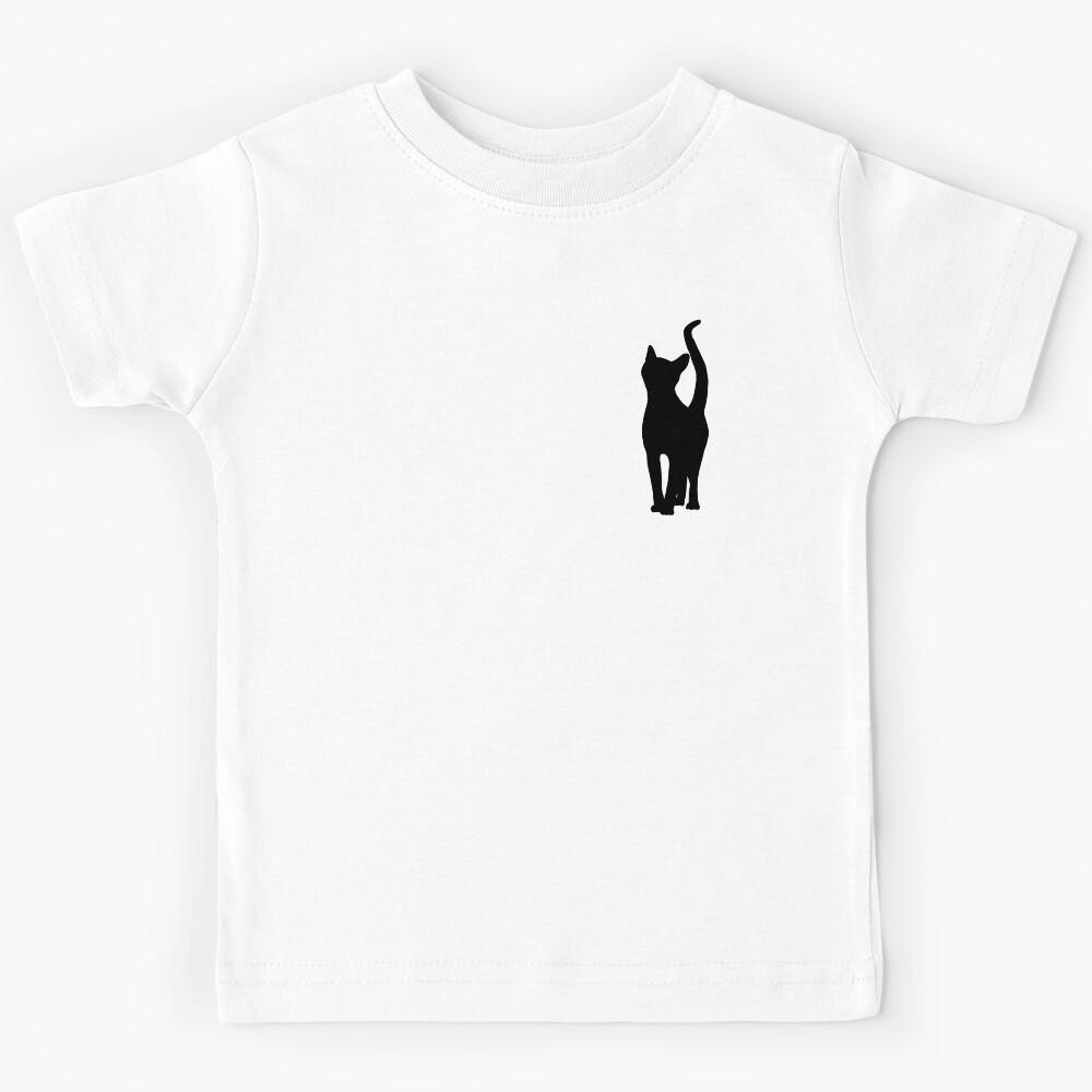 Black Cat Kids T-Shirt 130