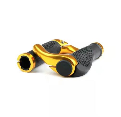 MTB Bike Ergonomisch Anti-Rutsch Aluminiumlegierung Gummi Lenkergriffe Lock-On Abdeckung Fahrradzubehör