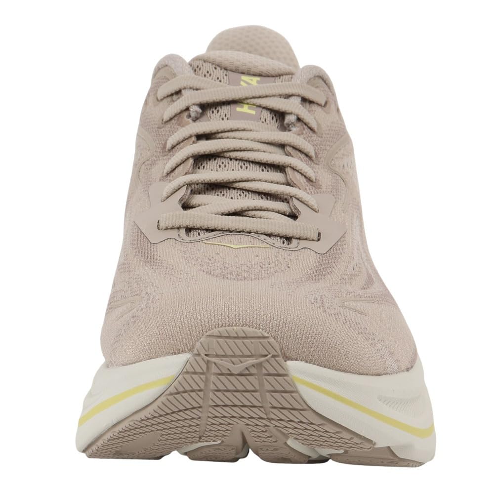 HOKA Clifton 10 Wide Running Beige Size Shoes, (1162032-RNN), Men's 30.0