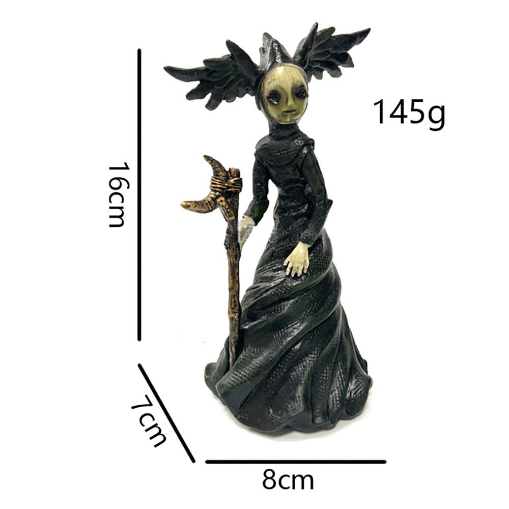 

New Halloween witch statue, Halloween decoration, horror props, hot sale