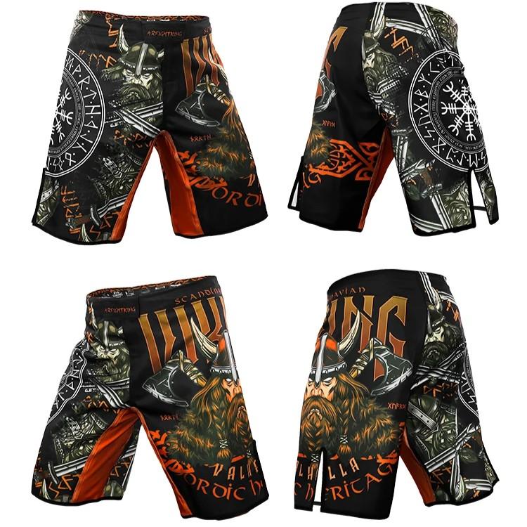

Шорты для ММА Муай Тай, кикбоксинг, викинги, воин, спортивные, боевые, тренировочные, спортивные штаны XL