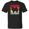 Retro Spitz Unisex T-shirt Gift Spitz Dog Dad Black Dark Heather