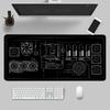 Larger Mousepad CPU Artistic line design Style Gaming Keyboard Computer 600x1200mm Desk Mat Accessories Game Mause Ped Office