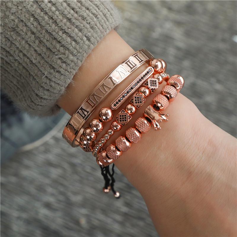 JYL TS Bracelet Women s  Metal Elastic Set Enhances Vintage Charm & Luck ZJ3958 серо голубой