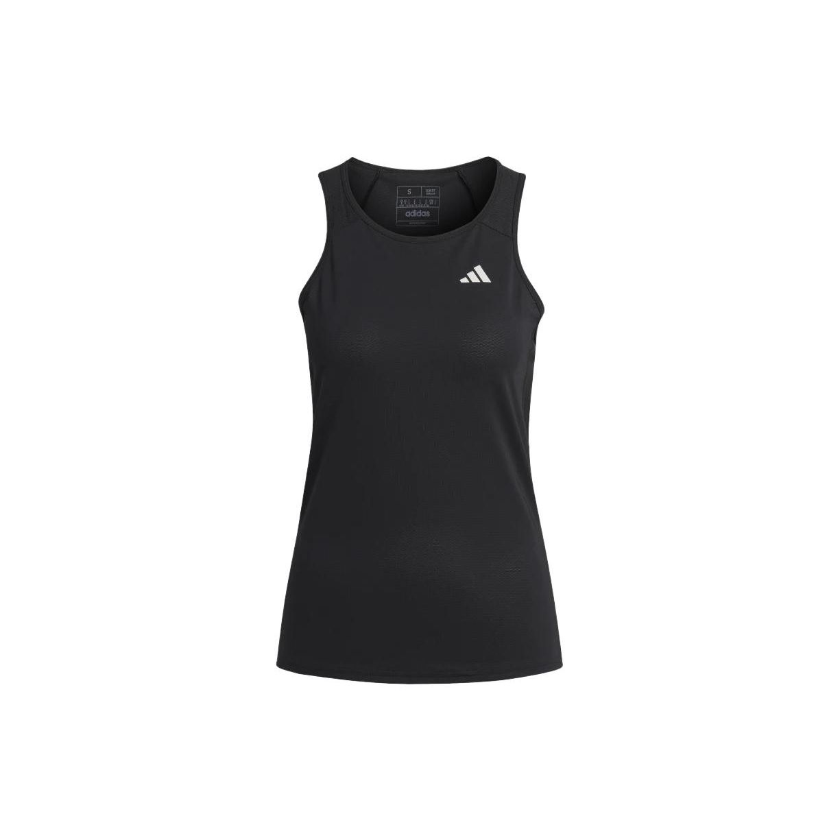 Adidas Logo Print Sports Tank Top Women tops Black HR9988 S