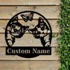 Exquisite Custom Metal Cat Wall Sign for Doorway Party Decor