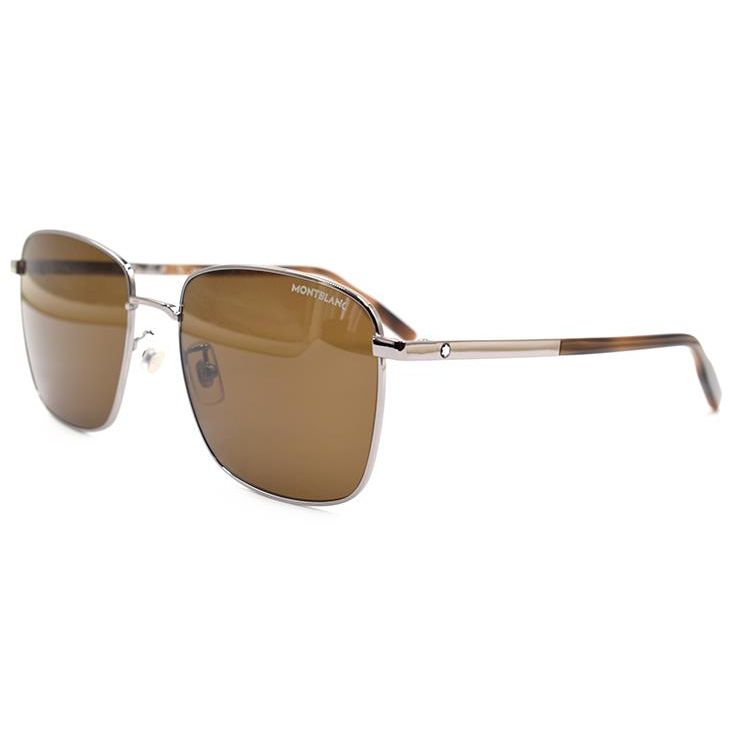

Montblanc Hexagonal White Star Series Material Combination Fashion Masculine Style Alloy Square Sunglasses Men sunglasses Light-Gunmetal MB0082SK-003 Basic Packaging-Eyeglass Case