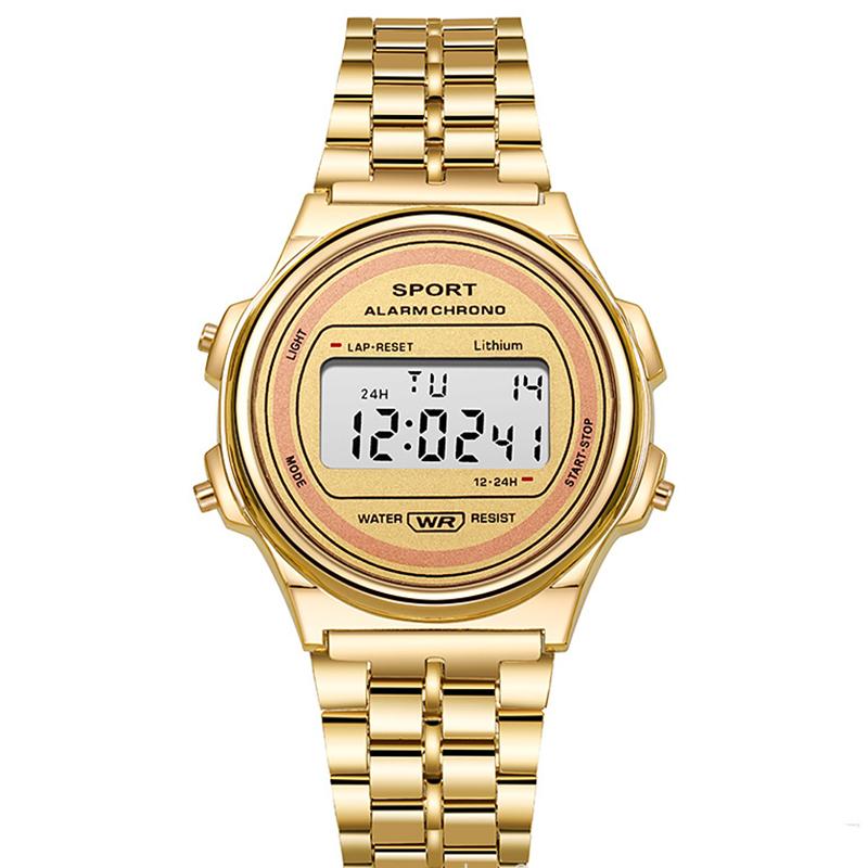 Men's Watch Classic F91 Stainless Steel Men Watches LED Digital  Sport Watch Business Electronic Wristwatch Clock for Man