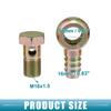 A ABSOPRO Banjo Bolt M16x1.5 16mm Banjo Hose Barb Bolt Fitting Brake Line Fitting